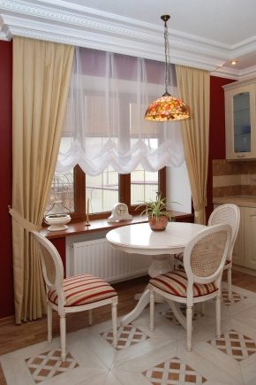  Short tulle curtains for the kitchen