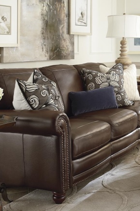  Brown sofa