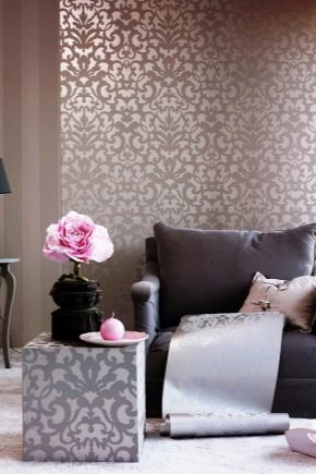  Silk-screen wallpapers - affordable luxury in the interior