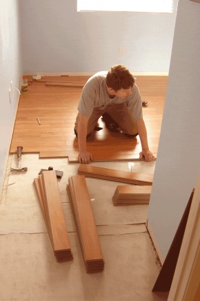  Do-yourself-laminate flooring: arahan langkah demi langkah