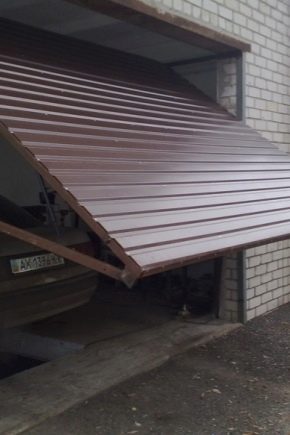  Making a garage door with your own hands