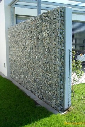  Gabion pagar: ciri reka bentuk