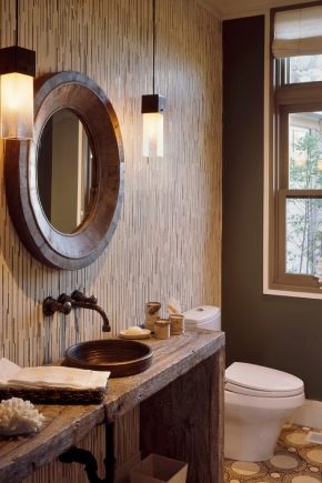  Decorative wood-plaster in a modern interior