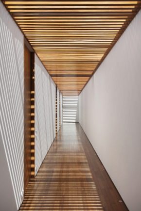  Wooden slat ceilings: types and design features