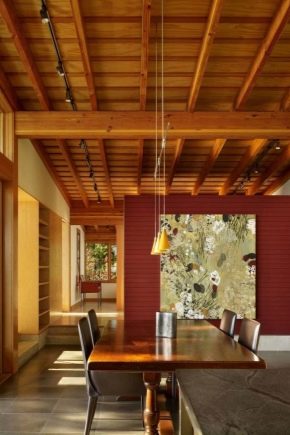  Subtleties of filing ceiling on wooden beams