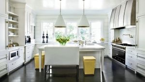  Kitchen with a dark floor