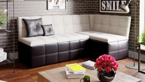  Góc sofa trong nhà bếp với giường