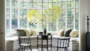 Bay window in the kitchen