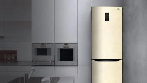 Beige LG Fridge