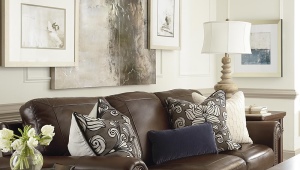  Brown sofa