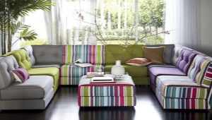  The colors and colors of the sofas