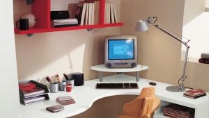  Computer corner tables with shelves and drawers