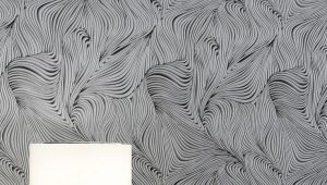  Wallpaper with abstraction for walls: features and examples in the interior