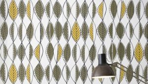  Design features of vintage wallpaper in retro style