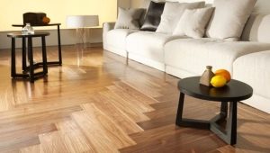  Herringbone parquet in the interior