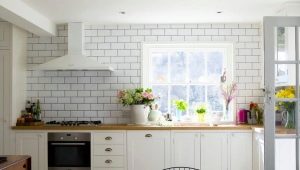  White brick tile in interior design