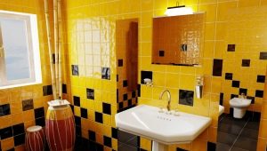  Yellow tile: bright accents in interior design