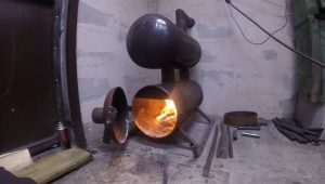  How to make a furnace for the garage of the gas cylinder?