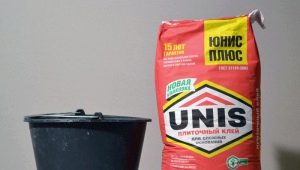  Unis tile adhesive: characteristics and scope