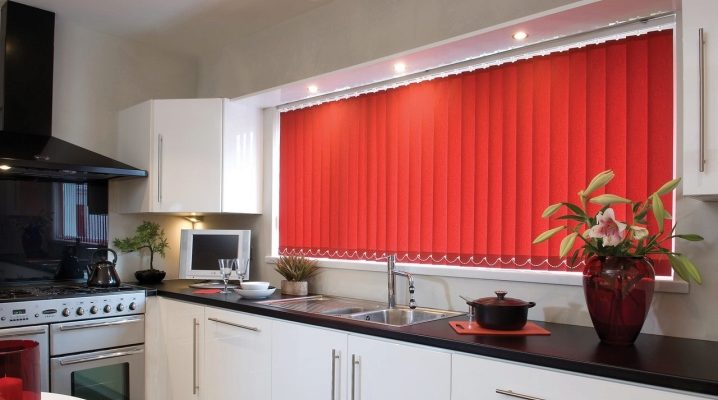  Vertical blinds to the kitchen