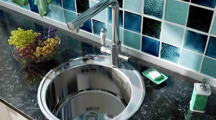  Stainless steel round sinks for the kitchen