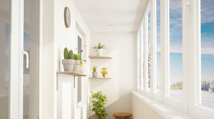  Glazing of balconies with plastic windows