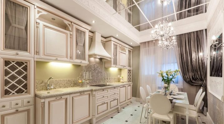  Cabinets to ceiling in the kitchen