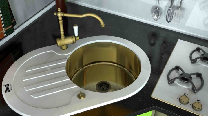  Corner sink for the kitchen