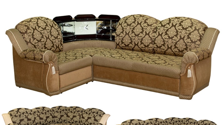  Sudut sofa dengan bar