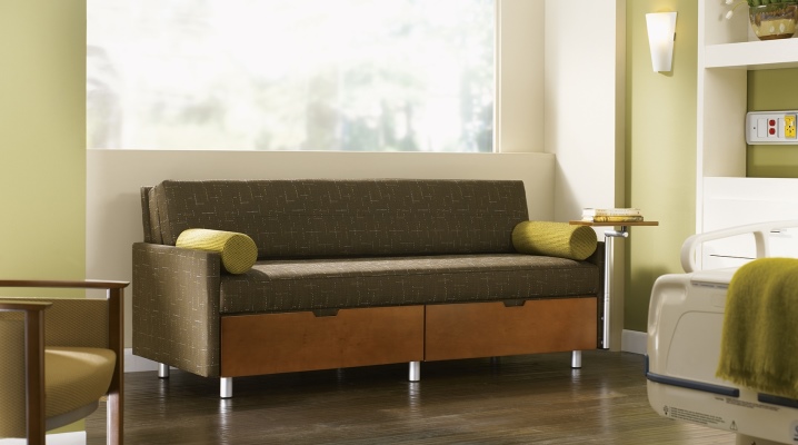  Sofa dengan kotak untuk linen