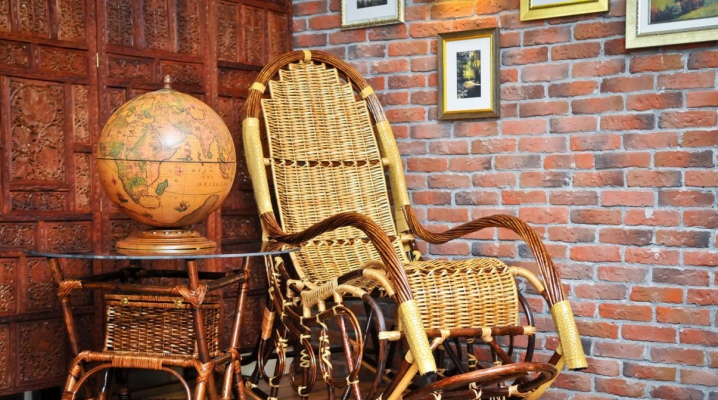  Rattan hintaszék