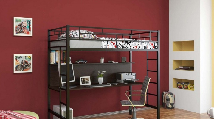  Metal loft bed