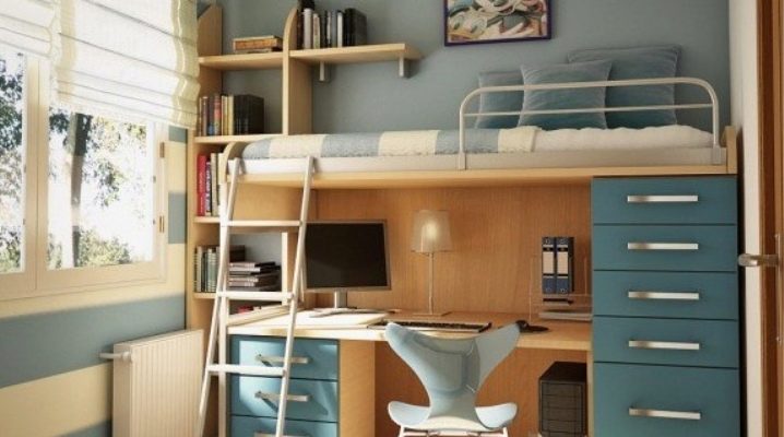  Bunk beds with table