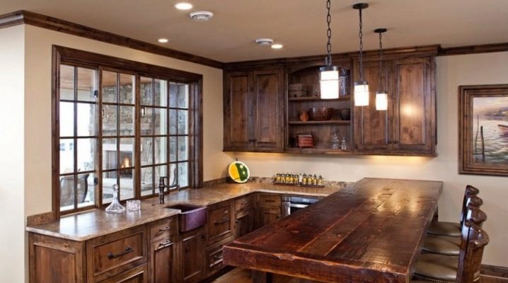  Antique tables in the interior