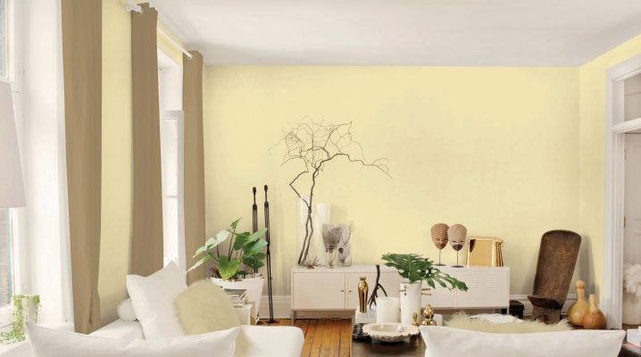  Yellow wallpapers: add comfort and light to the room