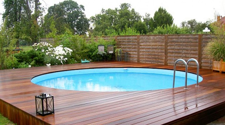  Pools for gardening: subtleties of choice of designs