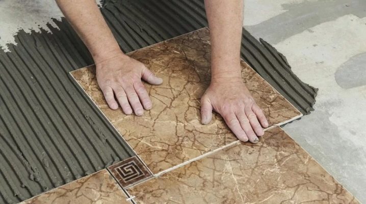 Glue for porcelain tiles: the rules of choice