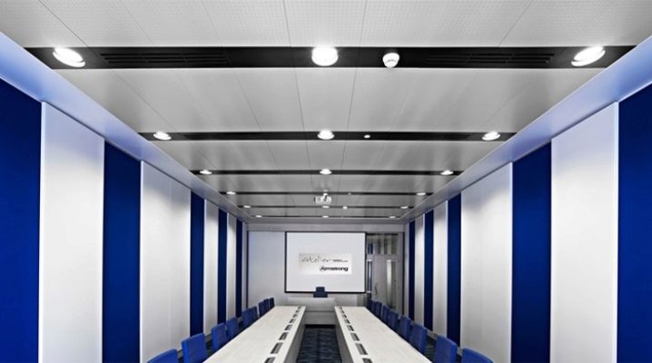  Acoustic stretch ceilings: features and specifications