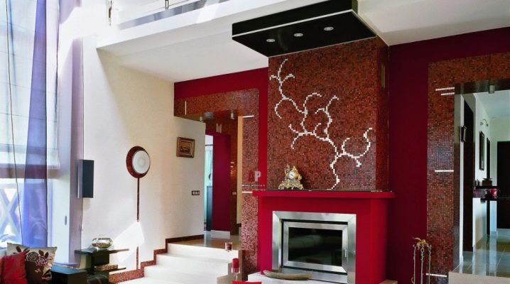  Decorative mosaic in a modern interior