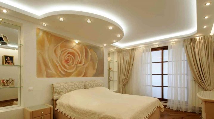  Ideas for the design of gypsum ceiling in the bedroom