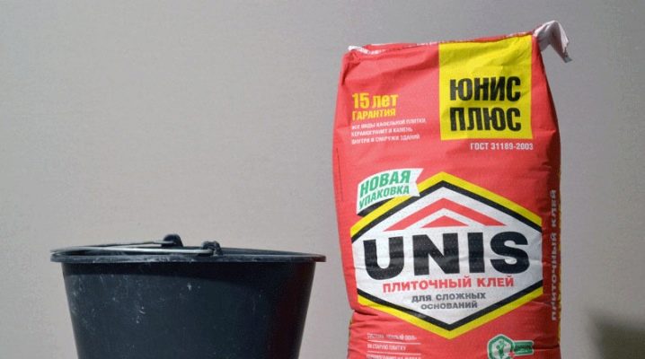  Unis tile adhesive: characteristics and scope