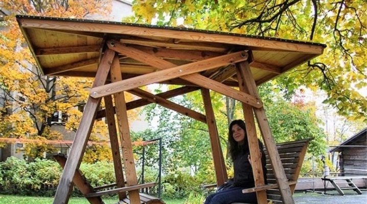  Pergolas swing: types of designs