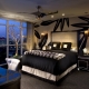  Black bedroom design