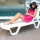  Lounge chaise plastik