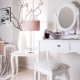  White dressing table in modern interior