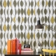  Design features of vintage wallpaper in retro style