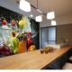  3D-wallpaper on the kitchen: transform the interior