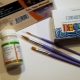  Drying inhibitor for acrylic paints: application features