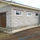  Construction of the garage of foam blocks with their own hands