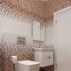  Mosaic in the toilet: examples of spectacular finishes